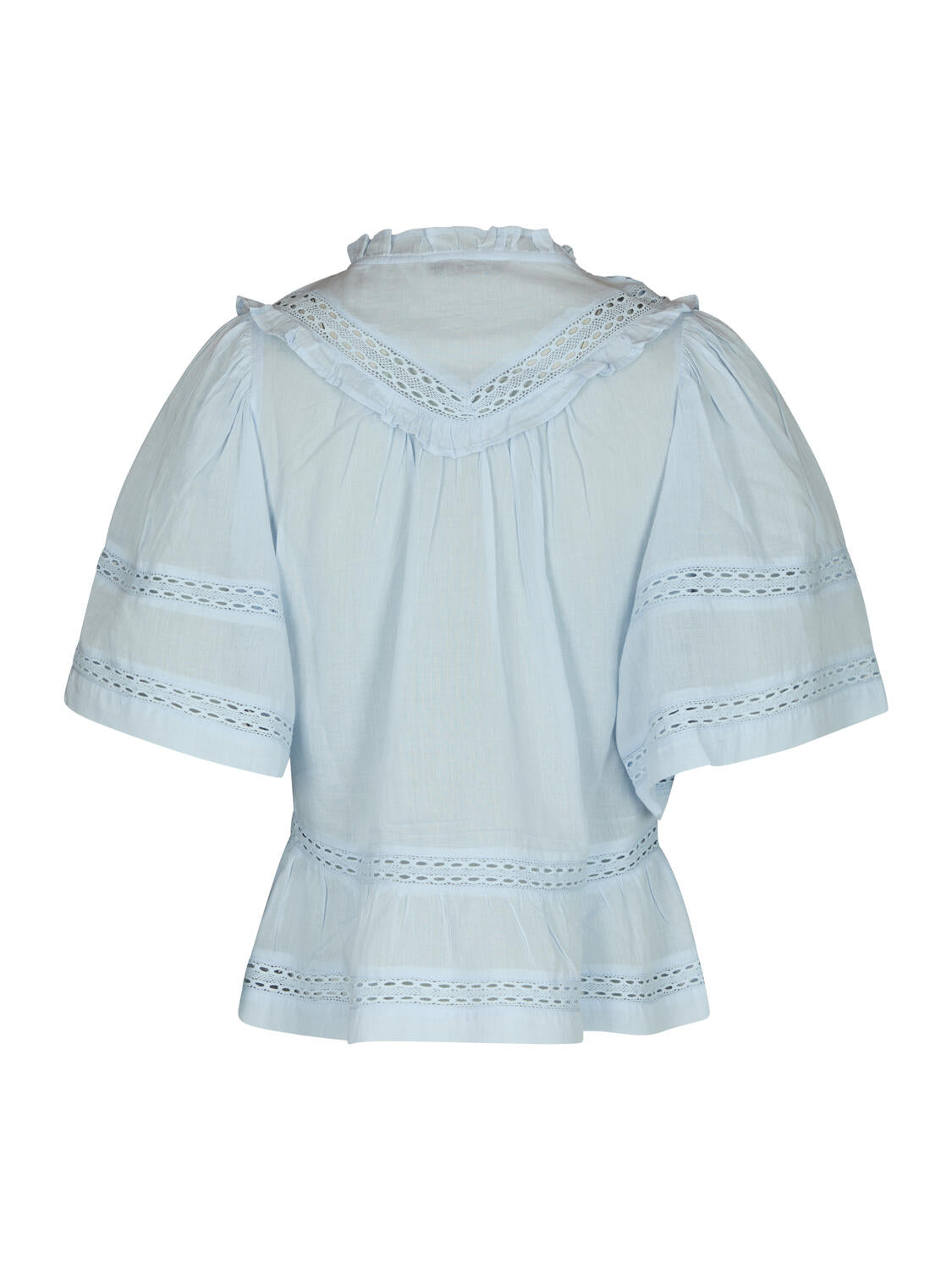 Miene Voile bluse - lyseblå
